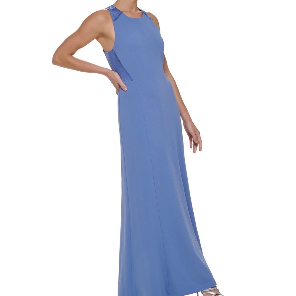 NWT DKNY Blue Gown Dress